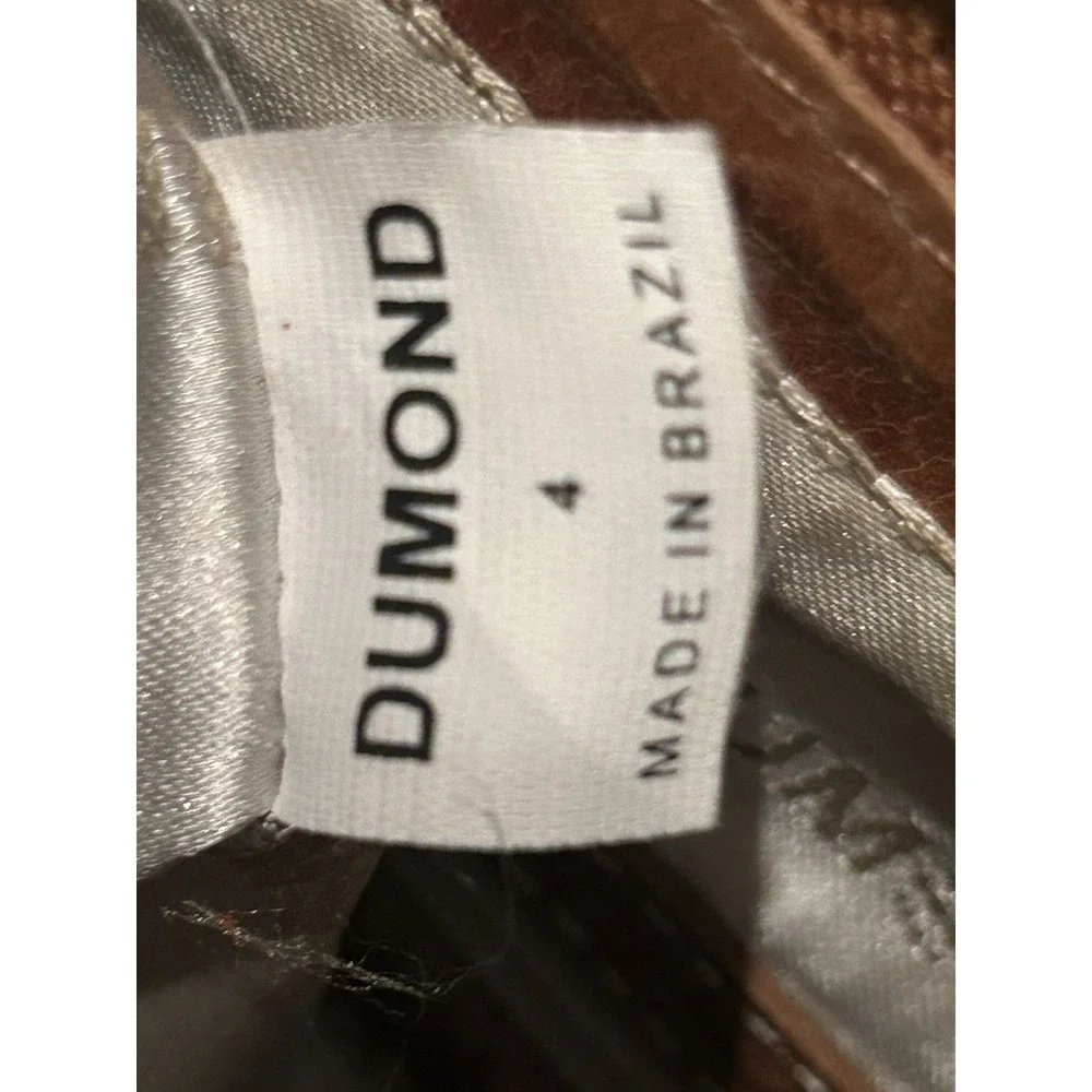 LARGE DUMOND LEATHER‎ SATCHEL TOTE BAG Made In Brazil